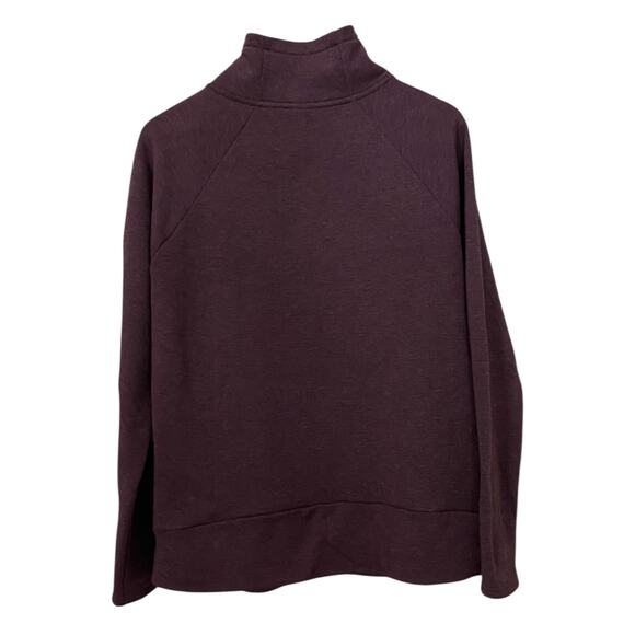 Kuhl Womens Freethinkr Pullover Mock Neck Sweatshirt Large Purple Wine Outdoor - Picture 7 of 12